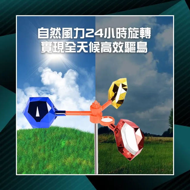 【HOME+】防鴿子 反光嚇鳥器 驅鳥神器 鳥害防治 菱形多彩 趕鳥 陽台驅鳥方法 B-BR6(驅鳥彩帶 防鳥刺)