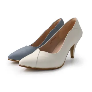 【DK 高博士】波浪美型氣墊細跟鞋 71-3199 共3色(米色/藍色/黑色)