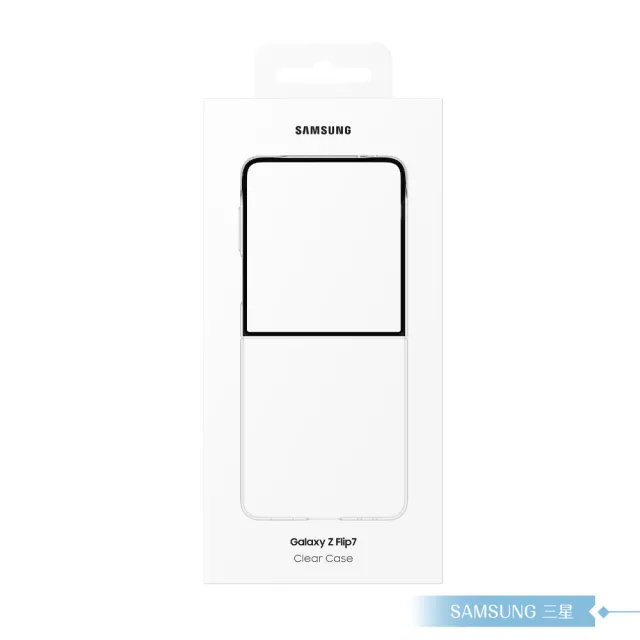 【Samsung 三星】原廠公司貨 Z Flip7 透明保護殼 AF766(盒裝)