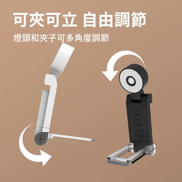 【YOLOMO】書夾式燈學習閱讀燈 夾式LED護眼檯燈 學習辦公閱讀燈(五段色溫/6檔調光/定時書桌燈)