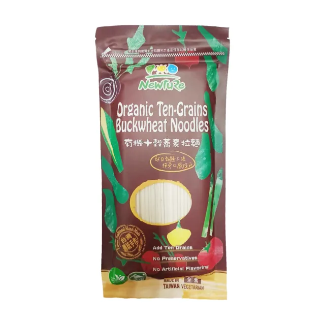 【展康】有機十穀蕎麥拉麵300g(夾鏈袋裝)
