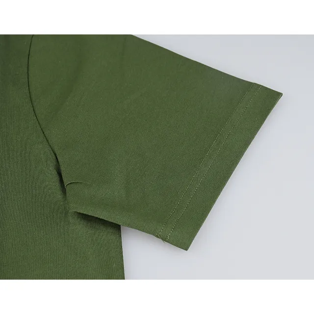 【Paul Smith】PAUL SMITH 簽字LOGO刺繡布章多彩斑馬圓領短袖T恤(男款/綠)