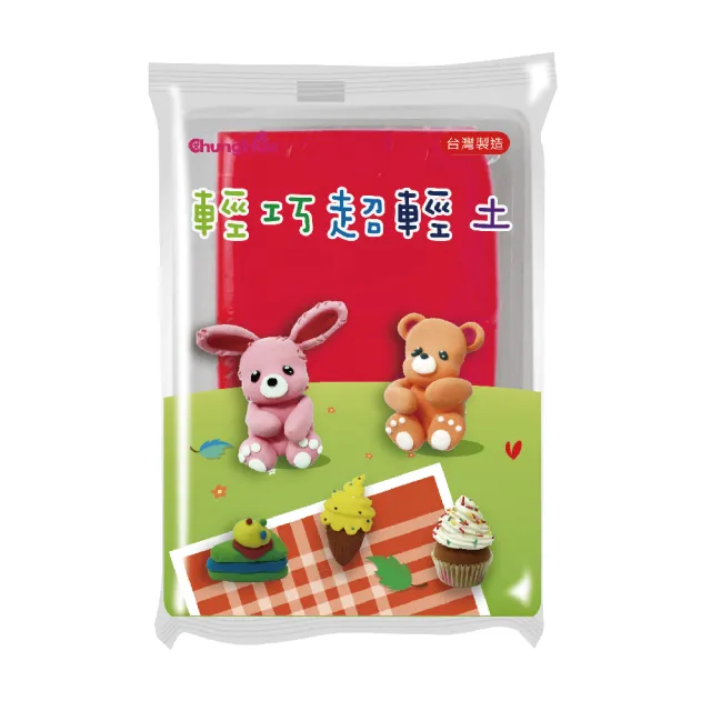 【中華筆莊】輕巧超輕土60G-12色(輕黏土)