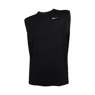【NIKE 耐吉】男運動背心-DRI-FIT 休閒 上衣 慢跑(DX0992-010)