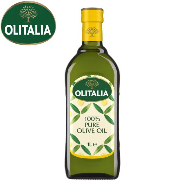 【Olitalia 奧利塔】純橄欖油x3瓶+葵花油x3瓶(1000mlx6瓶-禮盒組)