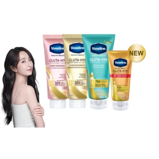 【Vaseline 凡士林】官方直營 日防禦夜煥膚超值獨家組_4入(精華凝乳3入+全能防曬爆水凝乳1入)