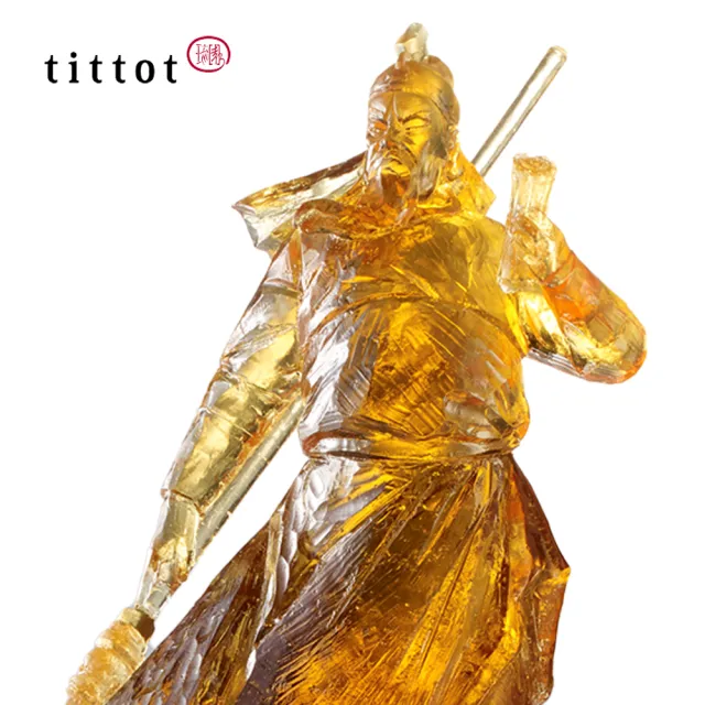 【tittot 琉園】忠義千秋擺飾(送禮/琉璃/禮物/玻璃/水晶/藝術品/擺飾/禮贈/企業/)