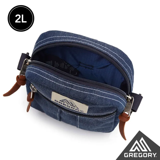 【Gregory】2L QUICK POCKET 斜背包 旅行小包 多色可選(小物包 隨身包 抗撕裂 耐用 單寧 牛仔包 絎縫包 ...