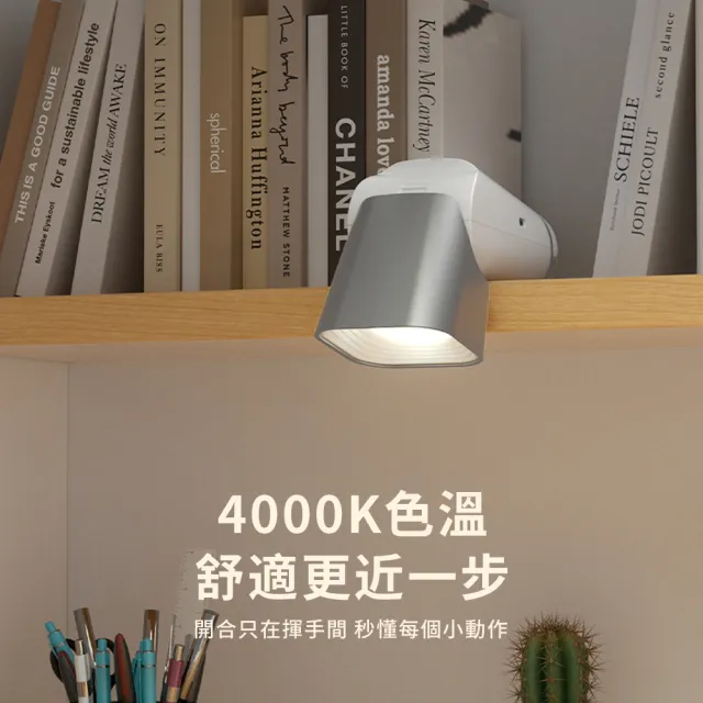 【YUNMI】多功能折疊護眼檯燈 LED檯燈 USB充電 三檔可調節 閱讀檯燈 宿舍床頭燈 手提應急燈 戶外手電筒