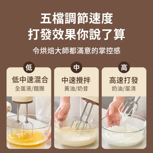 【SUNORO】二合一雙頭電動打蛋器烘培攪拌器 攪拌棒 全自動手持攪拌機 打蛋機(奶油打發器 打泡器)