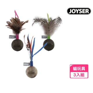 【JOYSER】不倒翁貓薄荷系列（羽毛｜點點羽毛｜彩帶球）*3入組(寵物玩具、貓玩具)