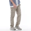【JEEP】男裝 多口袋輕量工裝長褲(卡其色)