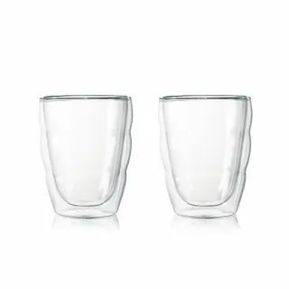 【Bodum】PILATUS 雙層玻璃杯2入組(250cc)