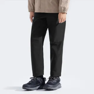 【The North Face】北面兒童黑色DWR防潑水戶外徒步長褲｜8DXQJK3