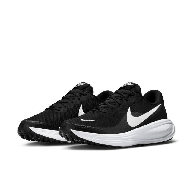 【NIKE 耐吉】運動鞋 跑步鞋 男鞋 NIKE REVOLUTION 8 緩震 透氣 抓地力 黑(HJ9198003)