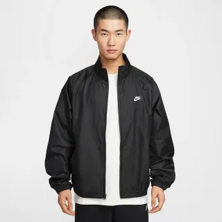 【NIKE 耐吉】休閒外套 運動 休閒 男 AS M NK CLUB ROSCOE FZ JKT 黑色(HV1140010)