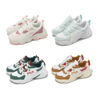 【FILA】休閒鞋 Turbine Hidden Tape 9 女鞋 拼接 緩衝 老爹鞋 斐樂 單一價(5J929Y726)