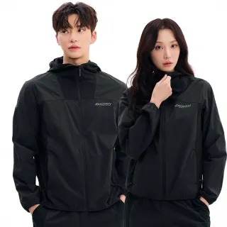 【Discovery Expedition】Freshvent 輕量連帽外套 機能外套(DXTR77053-BKS)