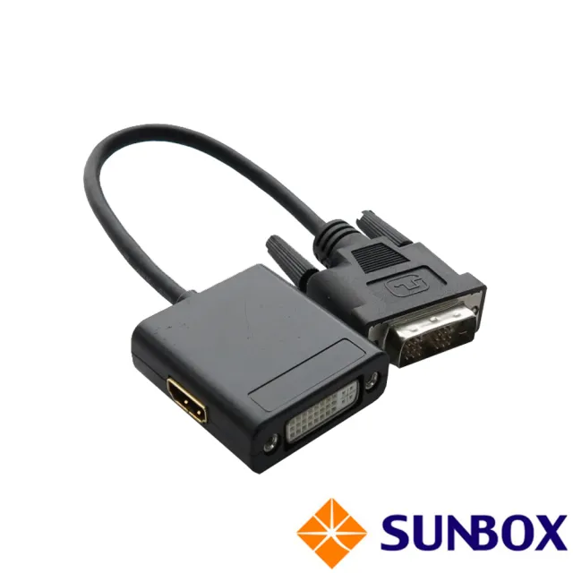 【SUNBOX 慧光】DVI 轉 DVI+ HDMI 影音分配器(VCS212)