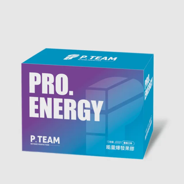 【P.TEAM】PRO. ENERGY 能量爆發果膠 香甜葡萄 15包x3盒