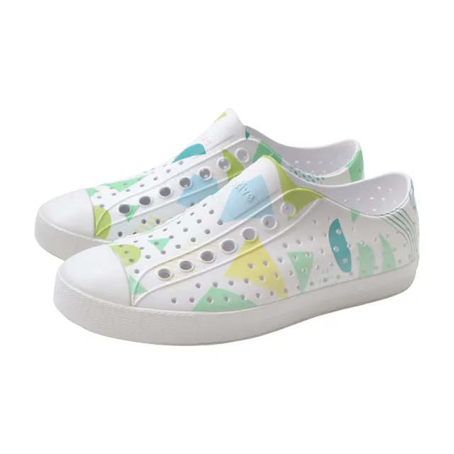 【Native Shoes】native JEFFERSON WANDERFOAM PRINT 洞洞鞋 白綠/藍黃 中性款 F0000233-9278 no492