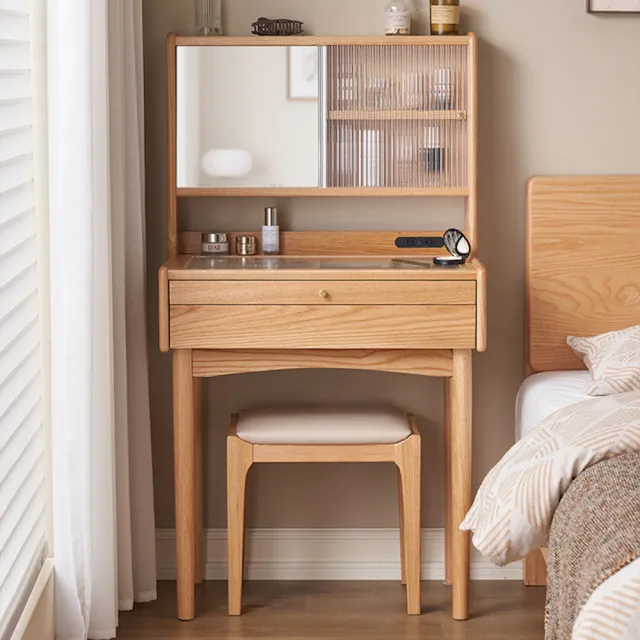 【橙家居·家具】/預購/京典系列0.7米A款實木梳妝台JD-N1052(預購品 實木化妝桌 桌子 化妝台)