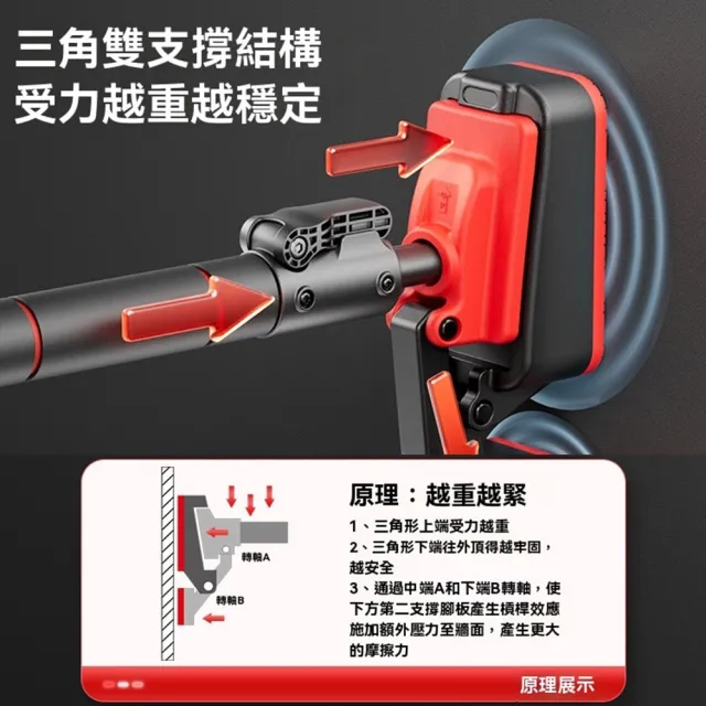 【ADKING】雙彈簧室內單槓 引體向上器 伸縮式單槓 健身器材 家用單槓(中長95-135公分 防滑雙彈簧 加厚鋼管)