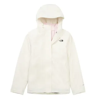 【The North Face】TNF 透氣抓絨內裡三合一外套 W SANGRO FLEECE TRICLIMATE-AP 女 米(NF0A8CK33IE)