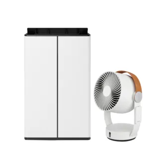 【Stadler Form】12L空氣清淨乾衣除濕機Lukas+3D循環扇Leo(低噪音/空氣循環/調節濕度/歐系/涼夏)