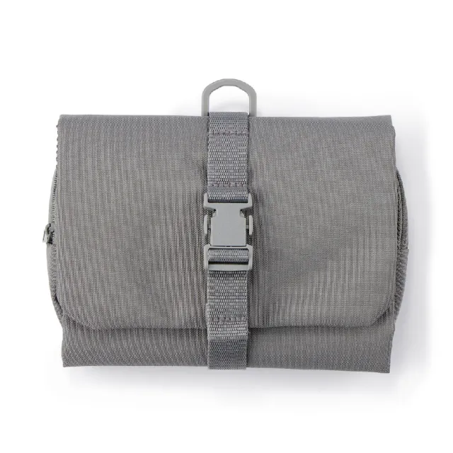 【MUJI 無印良品】聚酯纖維吊掛可拆收納包 約12×18×4.5cm