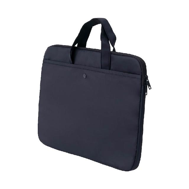 【MUJI 無印良品】降落傘布筆電收納包橫式/15.6吋對應 約39x28.5cm(黑)