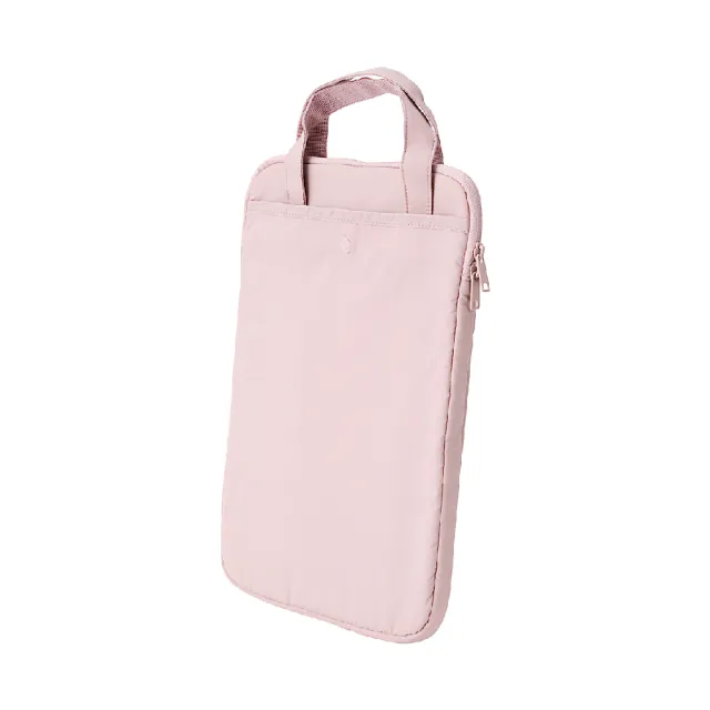 【MUJI 無印良品】降落傘布筆電收納包直式 約34x25cm(黑/粉米/灰)