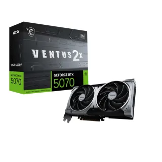 【MSI 微星】顯卡+電源組合★GeForce RTX 5070 12G VENTUS 2X OC 顯示卡+MAG A750GL PCIE5 80PLUS 750W金牌