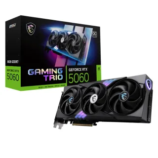 【MSI 微星】顯卡+電源組合★GeForce RTX 5060 8G GAMING TRIO OC 顯示卡+MAG A650GL 80PLUS 650W金牌 電源