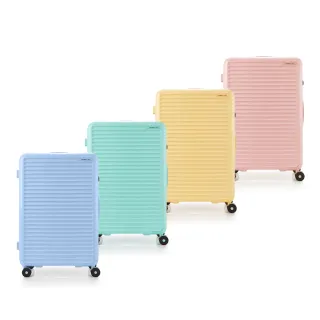 【Samsonite RED】28吋 TOIIS BLOSSOM 極簡線條可擴充大容量輕量PC防盜拉鍊避震輪行李箱/旅行箱(多色可選)