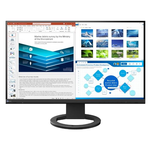 【EIZO】FlexScan EV2720S 黑色 27型 IPS 2560x1440 16:9 商用螢幕(Type-C/可旋轉/子母畫面)