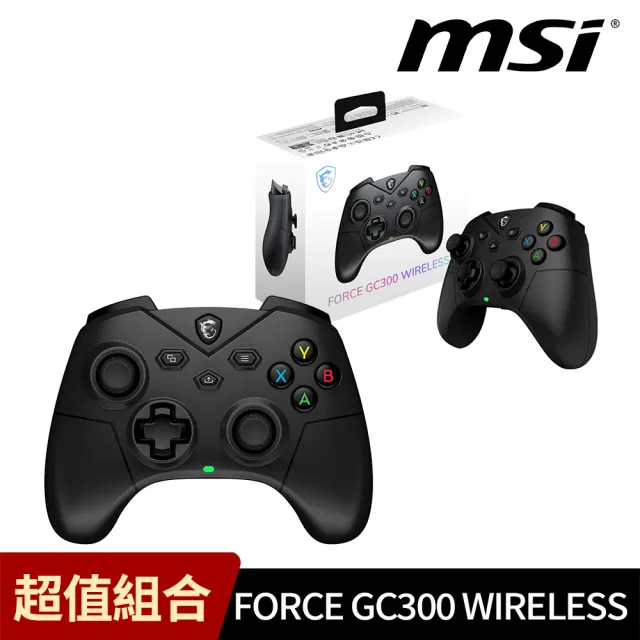 【MSI 微星】兩入組★FORCE GC300 WIRELESS 遊戲手把控制器