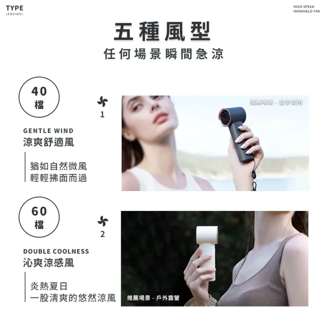【SOTHING 向物】199檔風高速手持風扇 引擎 附掛繩(可上飛機 usb風扇 小風扇 隨身風扇)