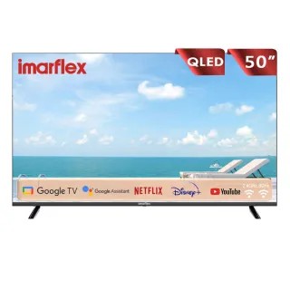 【IMARFLEX 伊瑪】50吋 QLED量子點智慧連網液晶顯示器 4K Google TV(IM-Q50GKC1)