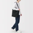 【MUJI 無印良品】帆布兩用托特包(黑色 原色 卡其綠)