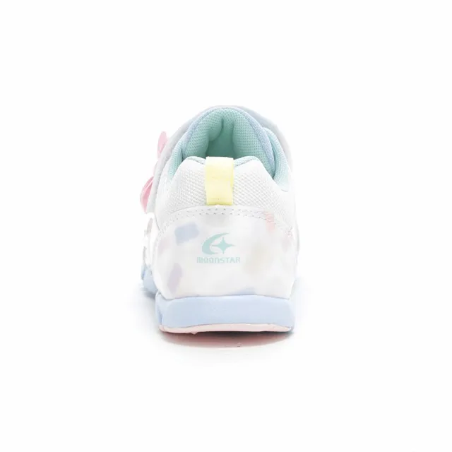【MOONSTAR 月星】中童 童鞋 競速運動鞋(白粉、草莓粉、奶茶、葡萄紫)