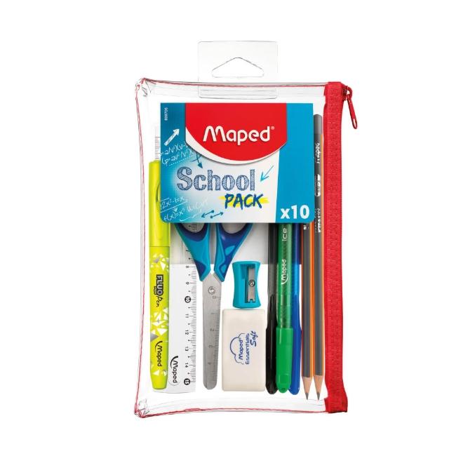 【Maped】小學生開學必備文具10件組(文具組)
