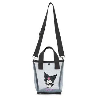 【SANRIO 三麗鷗】雙11 2WAY兩用網紗手提袋 側背包