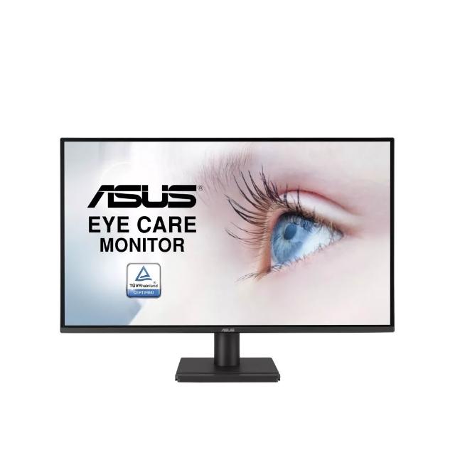 【ASUS 華碩】VA27AQ 27型 IPS QHD 2K 75Hz 護眼螢幕(1ms/低藍光不閃屏/內建喇叭)