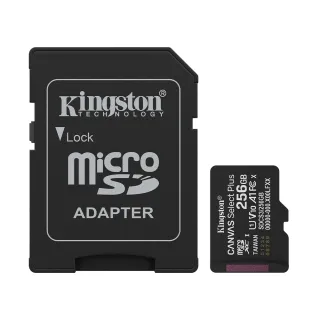 【Kingston 金士頓】Canvas Select Plus SD SDXC SDS3/256GB 記憶卡(SDCS3/256GB)