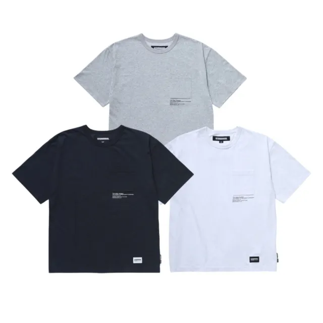【NEIGHBORHOOD】Neighborhood Sheltech Crewneck - P Ss 灰/白/黑 小口袋 短袖 涼爽 輕盈 251BWNH-CSM01