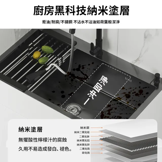 【匠俱】不銹鋼水槽櫃 65*45cm大單槽 流理台(廚房洗菜盆 多功能水槽 洗碗池落地式櫥櫃 廚房水槽 洗手台)