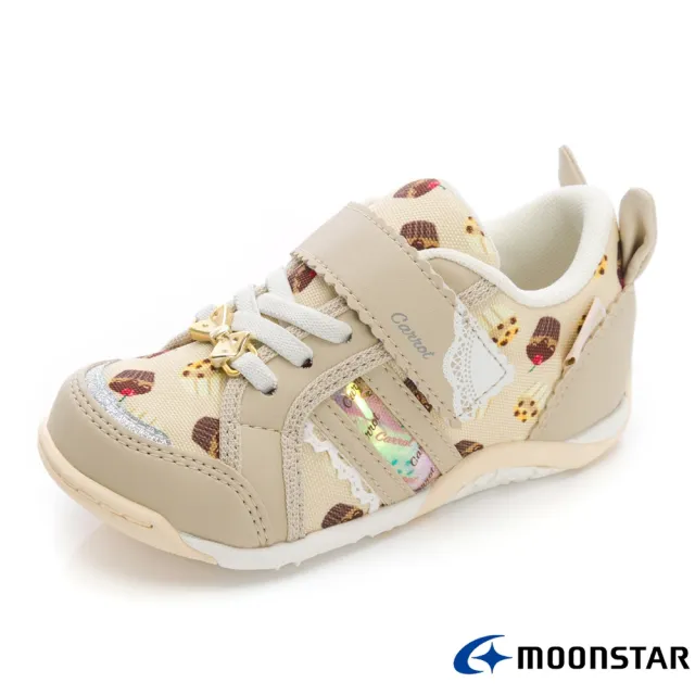 【MOONSTAR 月星】赤子心兔耳朵款-中小童段(CRC23878卡其)