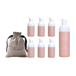 【TRIFORCE 翠芙思】白茶柔淨全日組 慕斯贈品牌束口袋(私密處清潔 潤滑液 私密處保養 私密濕巾 長效水潤)