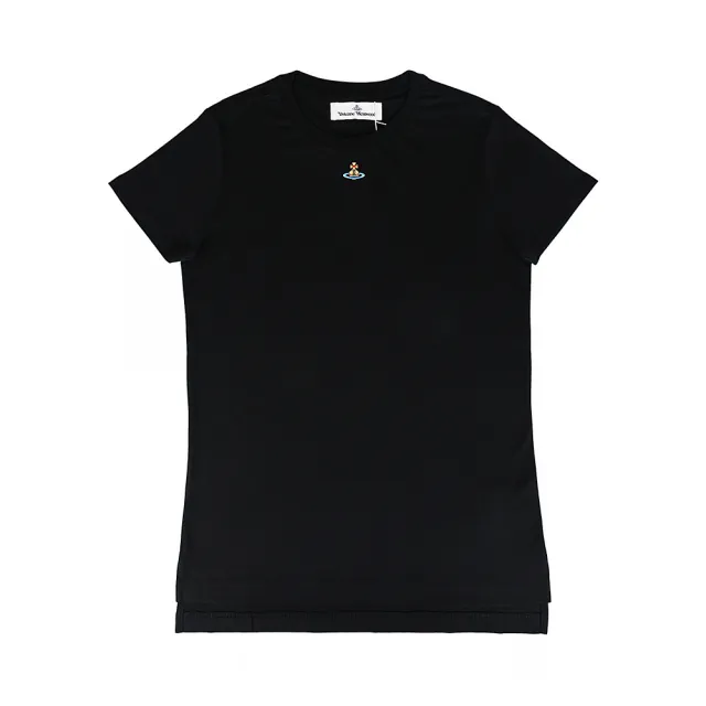【Vivienne Westwood】Vivienne Westwood Orb Peru 土星LOGO純棉短袖T恤(女款/黑)